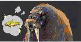 Drawing of Walrus by seevant