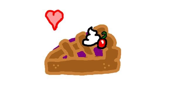 Drawing of Pie by bob