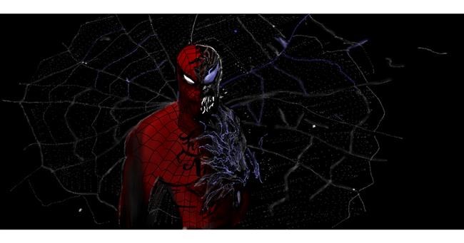 Drawing of Spiderman by Chaching