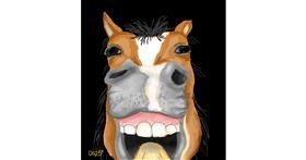 Konj - autor: GreyhoundMama