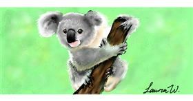 Drawing of Koala by laur@whaleums