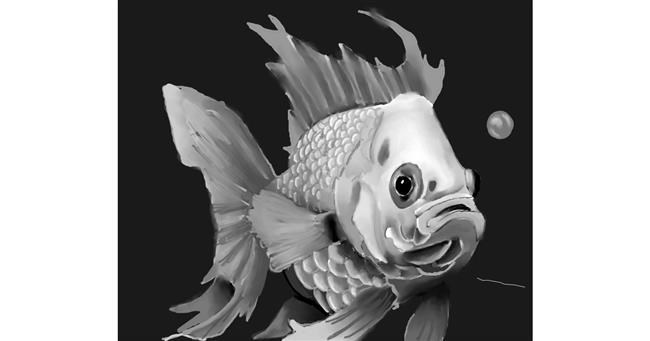 Drawing of Goldfish by ImagineBastille