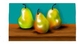 Drawing of Pear by DebbyLee