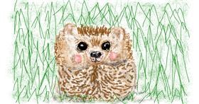 Drawing of Hedgehog by Banana