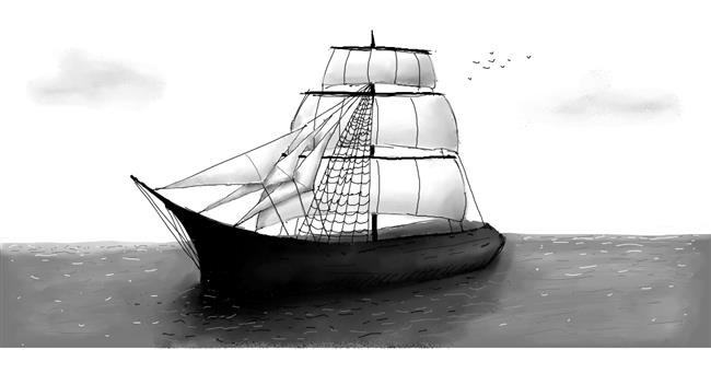 Drawing of Sailboat by ....