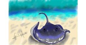 Drawing of Stingray by Bibattole