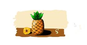 Ananas-Zeichnung von ARTnas aira