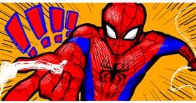 Drawing of Spiderman by Ishy
