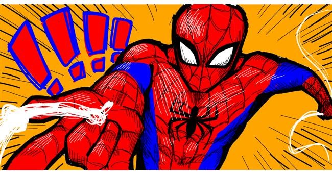 Spiderman-Zeichnung von Ishy
