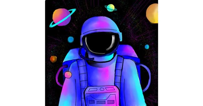 Astronaut - autor: Bishakha