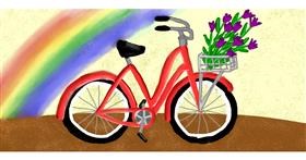 Drawing of Bicycle by Sunzee