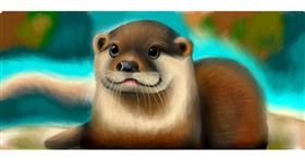 Drawing of Otter by Yukhei