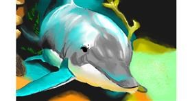 Drawing of Dolphin by Edgar