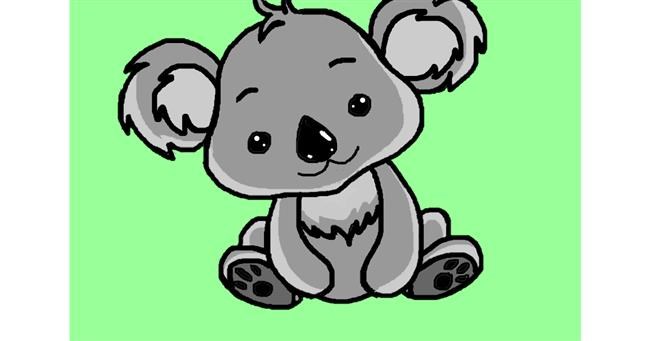 Drawing of Koala by InessA