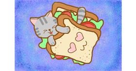 Drawing of Sandwich by Noe