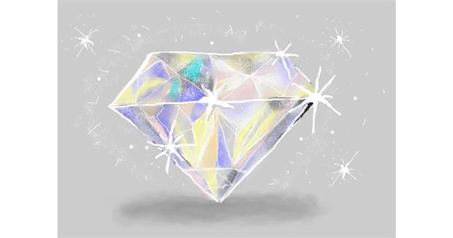 Drawing of Diamond by Debidolittle