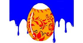 Drawing of Easter egg by Mr.P