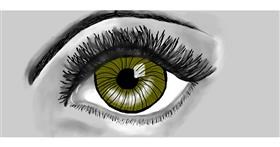 Drawing of Eyes by Debidolittle