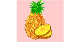 Ananas-Zeichnung von Gatiux Guido