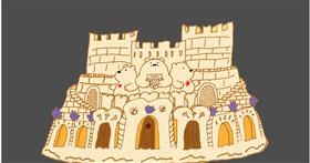 Drawing of Castle by InessA