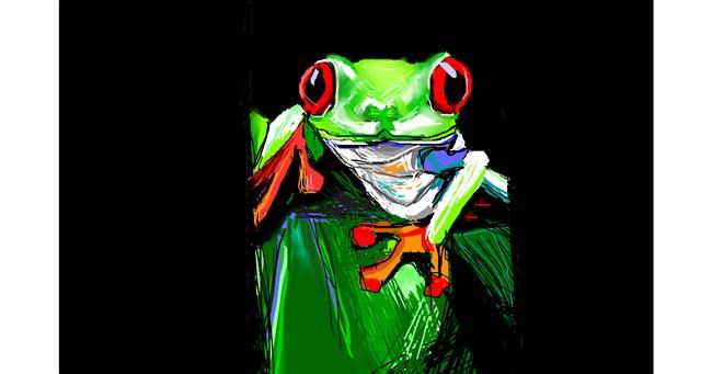 Drawing of Frog by Herbert