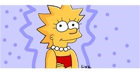 Lisa Simpson-Zeichnung von You