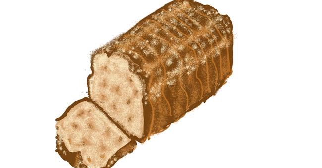 Drawing of Bread by Cherri