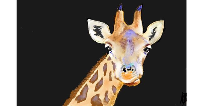 Giraffe-Zeichnung von GJP