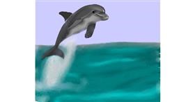 Drawing of Dolphin by ImagineBastille