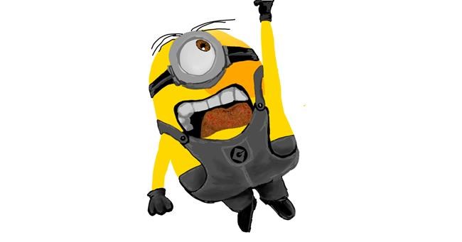 Minion-Zeichnung von Dada