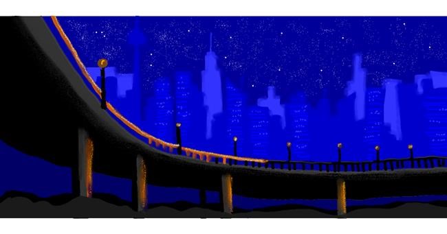 Drawing of Bridge by Annie