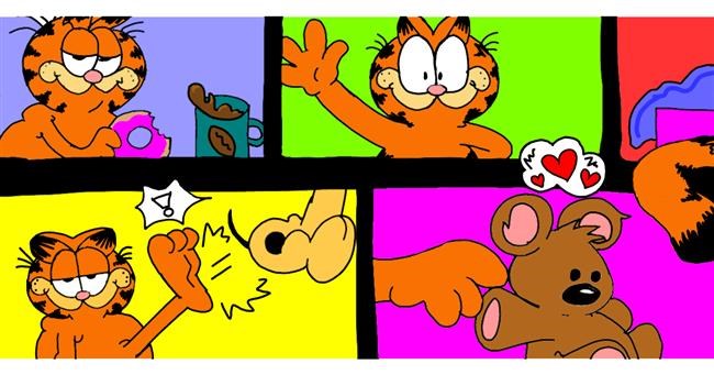 Garfield-Zeichnung von Laury_Shiny