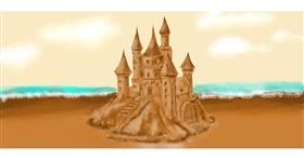 Drawing of Castle by Annie