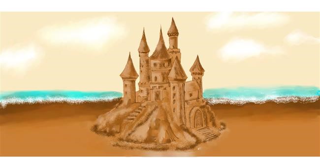 Drawing of Castle by Annie