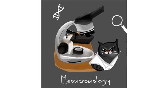 Drawing of Microscope by Sovereign Supreme
