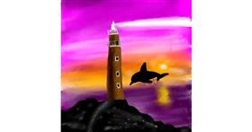 Drawing of Lighthouse by Ana