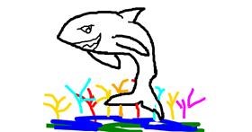 Drawing of Shark by MPK