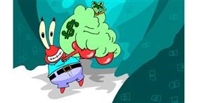 Mr. Krabs (SpongeBob)-Zeichnung von Notbob27 