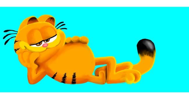 Garfield-Zeichnung von Sumafela