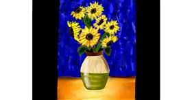 Drawing of Sunflower by Abeer-Irza