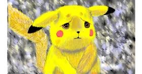 Drawing of Pikachu by SAM AKA MARGARET 🙄