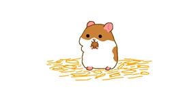 Drawing of Hamster by Otter