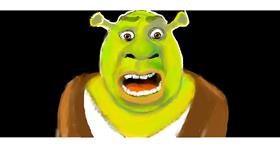 Drawing of Shrek by DebbyLee