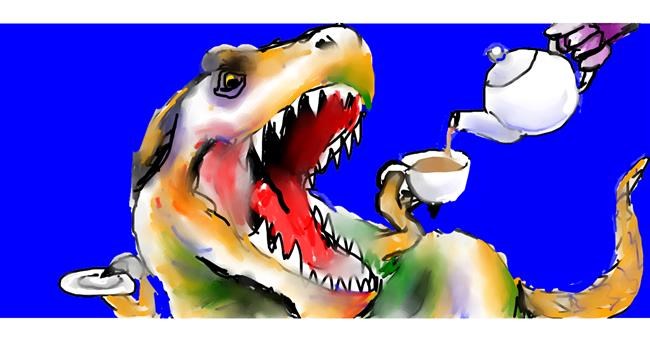 T-rex dinosaur - autor: Rog