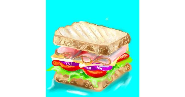 Drawing of Sandwich by ⋆su⋆vinci彡