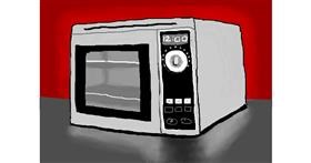 Drawing of Microwave by Debidolittle