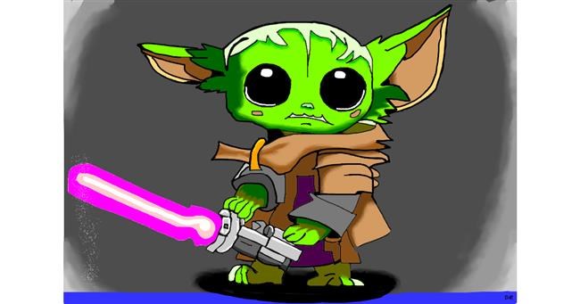 Baby Yoda - autor: flowerpot