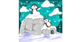 Drawing of Igloo by Dona