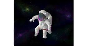 Drawing of Astronaut by E