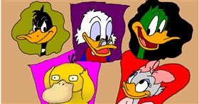 Drawing of Duck by InessA